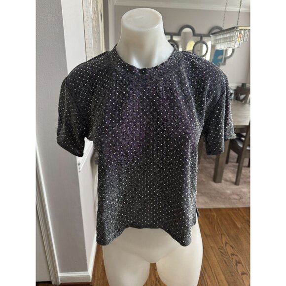 LNA Brooklyn Rhinestone Tee Size XS - Picture 2 of 5